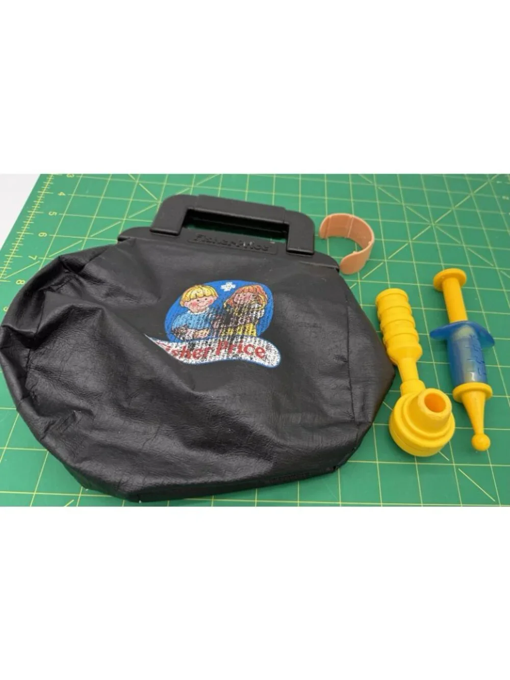 1987 Vintage Fisher Price Doctor Nurse Medical Bag Incomplete Replacement READ!